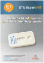 Verdacht auf HIT - Wenn Zeit entscheidend ist - Kennen Sie den Schnelltest von Stago? Der STic Expert HIT bietet eine schnelle und sichere Ausschluss-Diagnostik für HIT. Immunchromatographischer Schnelltest zum Nachweis von Antikörpern gegen Heparin/PF4 vom Typ IgG. Profitieren Sie von der Stago-Expertise!